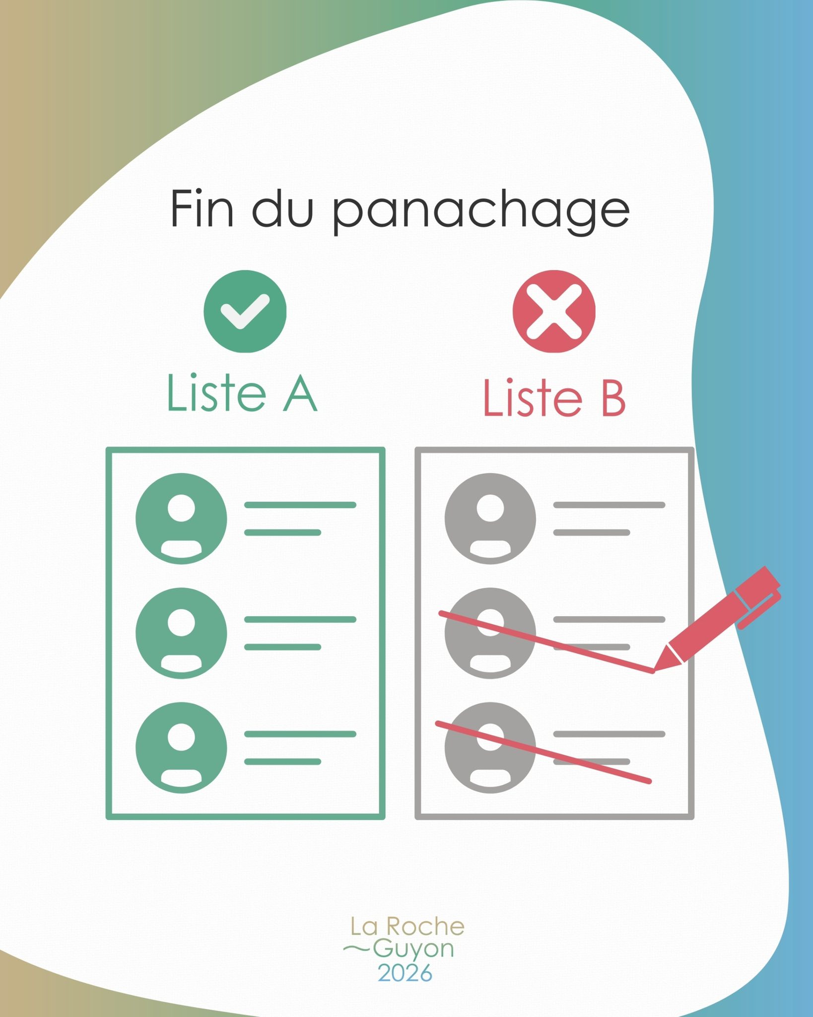 Municipales 2026 : fin du panachage, attention à votre bulletin !